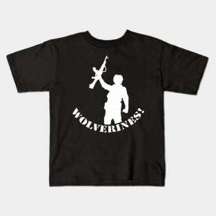 Red Dawn Wolverines Kids T-Shirt